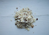 Hazelnuts sliced